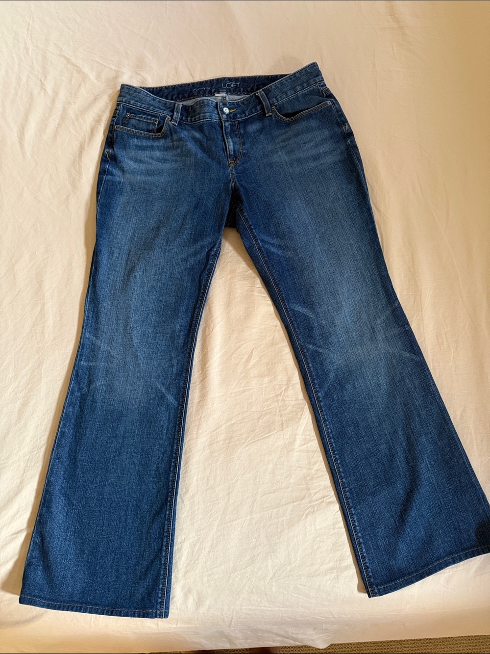 Ann Taylor Loft Women's Dark Blue Bootcut Jeans